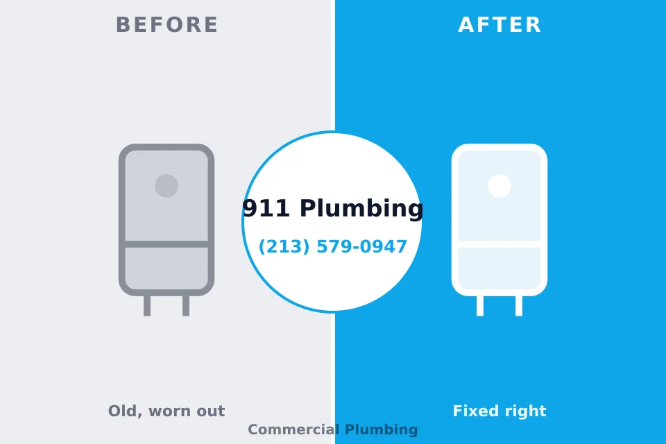 Before and after: plumbing repair Biscayne Park, FL